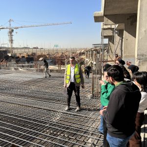 The Department of Architectural Engineering visits Cihan City