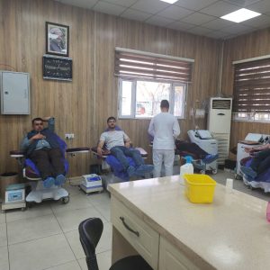 Department of Business Administration Cihan University-Erbil organized a blood donation campaign for the children of Nanakali Hospital