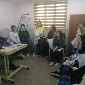 طلبة قسم التغذية والحميات يزورون مستشفى سوران الاهلي