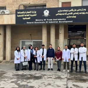 Students from Nutrition and Dietetics department visited Central Laboratory in Erbil