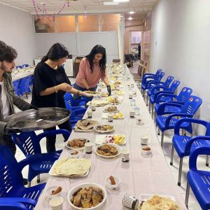 طلبة جامعة جیهان-اربيل ينظمون فطور رمضاني لقاطني دار المسنين في اربيل