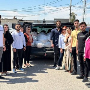 Students of the Department of International Relations and Diplomacy provide humanitarian assistance to families with limited income