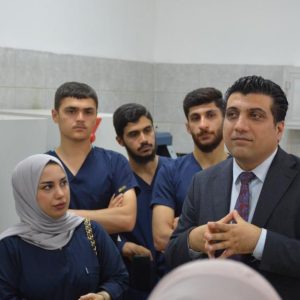 Students of the Department of Medical Laboratory Science at Cihan University-Erbil water excretion project Erbil