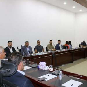 زيارة طلبة قسم العلاقات الدولية الى اتحاد برلمانيي كوردستان