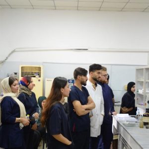زيارة طلبة قسم علوم المختبرات الطبية في جامعة جيهان-اربيل لمشروع تصريف مياه اربيل