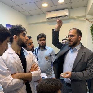طلبة كلية طب الاسنان في جامعة جيهان – اربيل یزورون  مختبر زريف