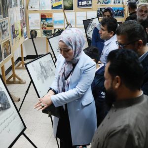PARTICIPATION OF A STUDENT FROM CIHAN UNIVERSITY-ERBIL IN AN ART EXHIBITION