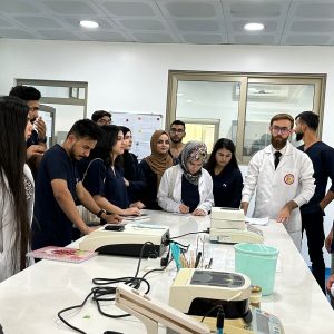 زيارة قسم مختبرات العلوم الطبية في جامعة جيهان – اربيل إلى مديرية ضمان الجودة