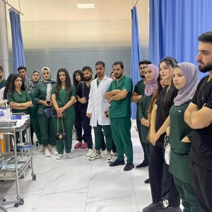 قسم التمريض وصحة المجتمع في جامعة جيهان-اربيل ينظم زيارة علمية الى مستشفى (Life Support Team)