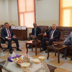 Prof. Dr. Amjad Saber Al-Delawi, President of Cihan University-Erbil welcomes Turkish Pharmaceutical Experts