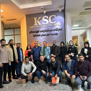 The students of the Media Department visit Kurdistan TV