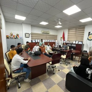 زيارة علمية لطلبة قسم اللغة الانكليزية في جامعة جيهان- أربيل الى مدرسة جيهان