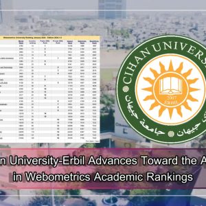 Cihan University-Erbil Advances Toward the Apex in Webometrics Academic Rankings