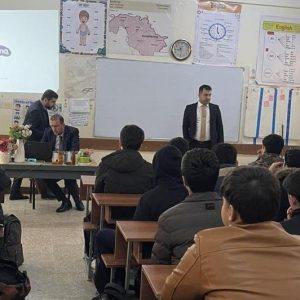 The Department of Law Organized a Seminar for Students at Hiwa School for Boys