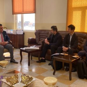 The president of Cihan University- Erbil, Professor Dr. Amjad Saber Al-Dalawi, met with a group from the Japan International Cooperation Agency (JICA).