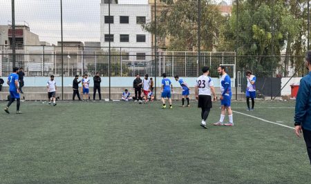 فوز كل من فريقي قسم العلاج الطبيعي و قسم هندسة البرمجيات والمعلوماتية في منافسات بطولة جامعة جيهان-أربيل بكرة القدم