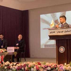 مناقشة إدارة بيئة الأعمال   بحلول متطورة ضمن فعاليات المؤتمر العلمي الدولي المشترك في جامعة جيهان – أربيل