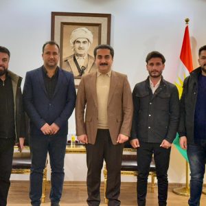 فێرخوازانى بەشی پەیوەندییە نێودەوڵەتییەکان و دیپلۆماسی سەردانی نووسینگەی ڕێکخستنى پارتى دێموکراتی کوردستان دەکەن