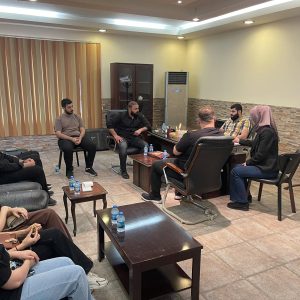 فێرخوازانى کارگێڕى کار سەردانى کۆمپانیای بناغە دەکەن