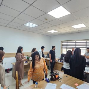 طلبة قسم المحاسبة – جامعة جيهان – أربيل يزورن مديرية مياه أربيل