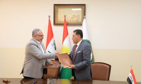 Professor Dr. Amjad S. Al-Delawi President of Cihan University-Erbil, Signs a Memorandum of Understanding with Syrian Al-Andalus University