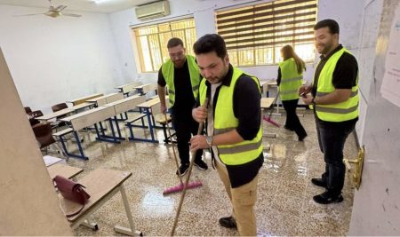 The Department of Business Administration Organizes a Cleaning Campaign
