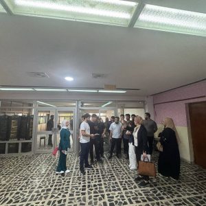 فێرخوازانى بەشی ئەندازیاری تەلارسازی بە سەردانێکی زانستی هۆڵی میدیا بەسەردەکەنەوە