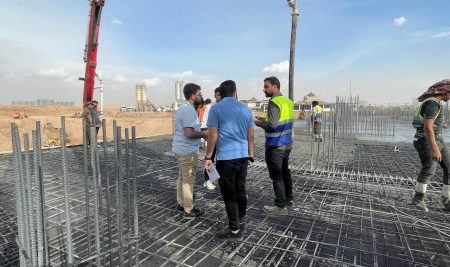 زيارة علمية لطلبة قسم الهندسة المعمارية إلى مشروع كواترو فرانشايز