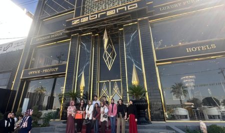 زيارة علمية لطلبة قسم هندسة التصميم الداخلي إلى شركة زبرانو للأثاث