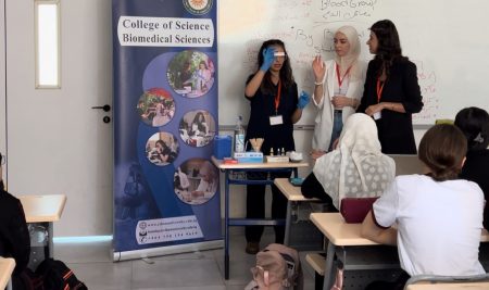 Biomedical Sciences Department Students Discuss Blood Types (ABO) at Erbil Girls’ Model School