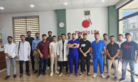 فێرخوازانى بەشی چارەسەری سروشتی سەردانى سەنتەری فیزۆ لایف دەکەن