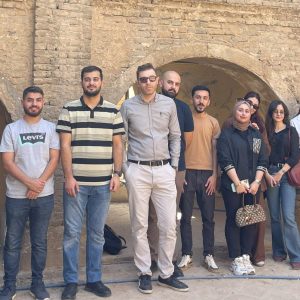 زيارة علمية لطلبة قسم هندسة التصميم الداخلي الى  قلعة أربيل التاريخية
