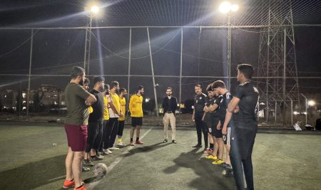 The Department of Media Organizes a Friendly Football Match with Payam Satellite Channel