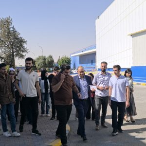 فێرخوازانى بەشى ژمێریاری سەردانێکى زانستی بۆ کۆمپانیای حەیات ئەنجام دەدەن