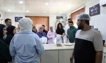 فێرخوازانى بەشی نیوتریشن و دایەتێتکس سەردانى کۆمپانیای بەیروت-هەولێر بۆ بەرهەمەکانی پەتاتە دەکەن