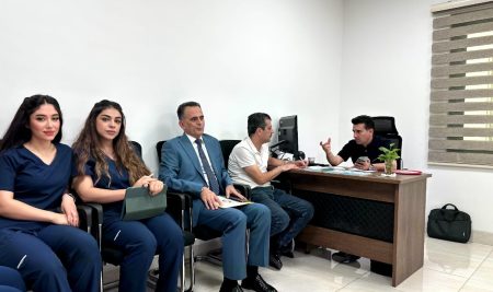 طلبة من قسم التغذية والحميات يزورون مركز گەلیاوە التعليمي لأمراض السكري والغدد الصماء