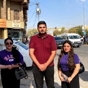 فێرخوازانی بەشی زمانی ئینگلیزی هەڵمەتێکی هۆشیارکردنەوە لەسەر خوێندەوارى دیجیتاڵی و ڕۆشنبیری دیجیتاڵی و زیرەکیی دەستکرد بەڕێوەبرد