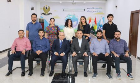 زيارة علمية لطلبة قسم العلاقات الدولية والدبلوماسية إلى دائرة هيئة حماية وتحسين البيئة في أربيل