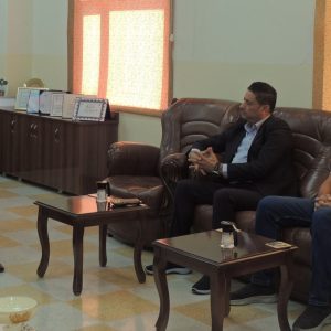 Professor Dr. Amjad Saber Al-Delawi, President of Cihan University – Erbil, Receives Delegation from the Iraqi Football Association