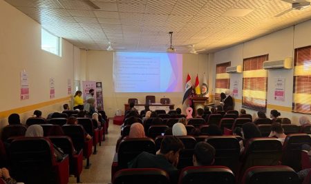 بەشی بایۆمیدیکاڵ چالاکیەکى تایبەت بە هۆشیاری شێرپەنجەی مەمک لە ڕێگەی خستنەڕوى شیکاری ئامارییەوە بەڕێوەدەبات