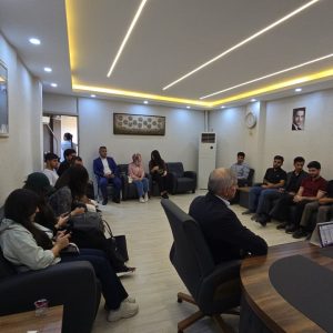 فێرخوازانی بەشی ژمێریاری سەردانی بەڕێوەبەرایەتی کارەبای دووی هەولێر دەکەن