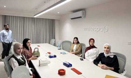 فێرخوازانی بەشى دیزاینی گرافیک سەردانی ئاژانسی “Whitespace Agency” دەکەن
