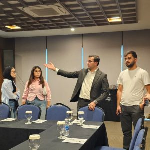 زيارة علمية لطلبة قسم هندسة التصميم الداخلي إلى مركز أربيل التجاري العالمي