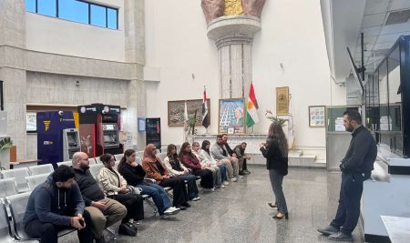 طلبة قسم إدارة الأعمال يزورون   البنك المركزي العراقي – فرع إقليم كردستان/أربيل