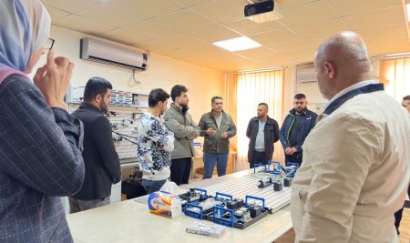 طلبة من قسم إدارة الأعمال يزورون أكاديمية تدريب المدربين في إقليم كوردستان