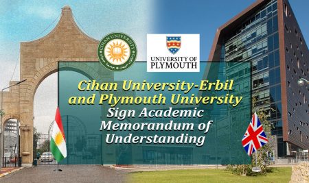 Cihan University-Erbil and Plymouth University Sign Academic Memorandum of Understanding