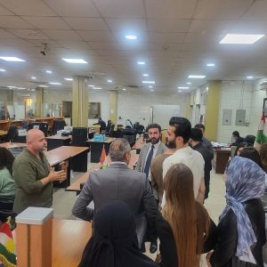 فێرخوازانى بەشی ژمێریاری بە سەردانێکی زانستی بانکی خانزاد لە هەولێر بەسەردەکەنەوە