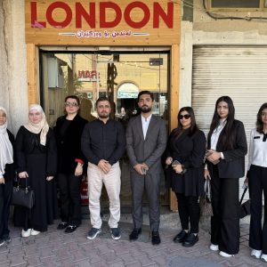 فێرخوازانی بەشی وەرگێڕان سەردانی نووسینگەی وەرگێڕانی لەندەن لە شارى هەولێر دەکەن