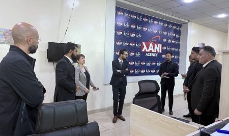 فێرخوازانی بەشی ڕاگەیاندن سەردانی ئاژانسی “خانی” دەكەن