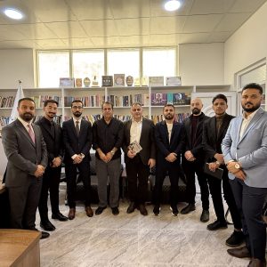 طلبة قسم الإعلام في جامعة جيهان – أربيل يزورون مجلة “مەتین” في دهوك